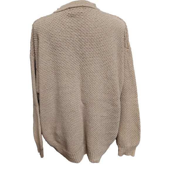 Woolrich Vintage Henley-Style Beige Waffle Pattern Cotton Blend Shirt Size 2X - Picture 3 of 6